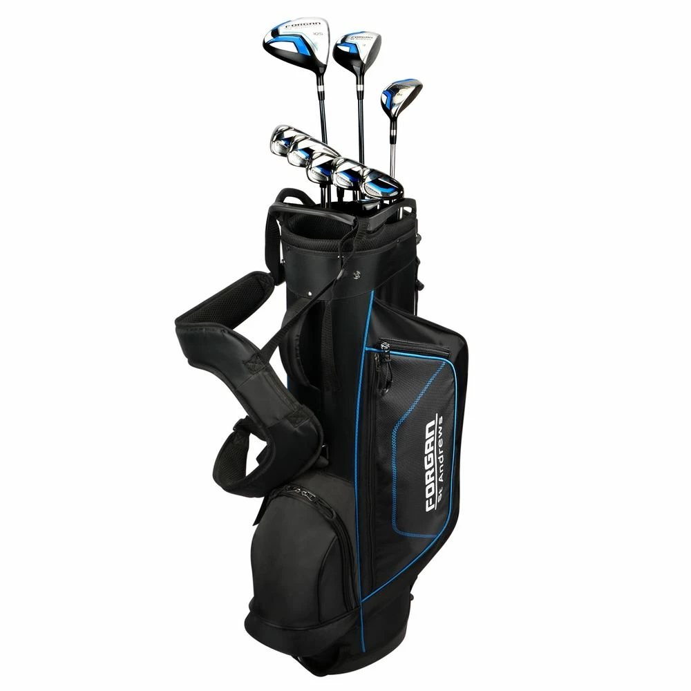 Forgan F200 Golf Clubs Set With Bag, Graphite/Steel, Regular, Mens Left Hand 3 Forgan F200 Golf Clubs Set With Bag, Graphite/Steel, Regular, Mens Left Hand