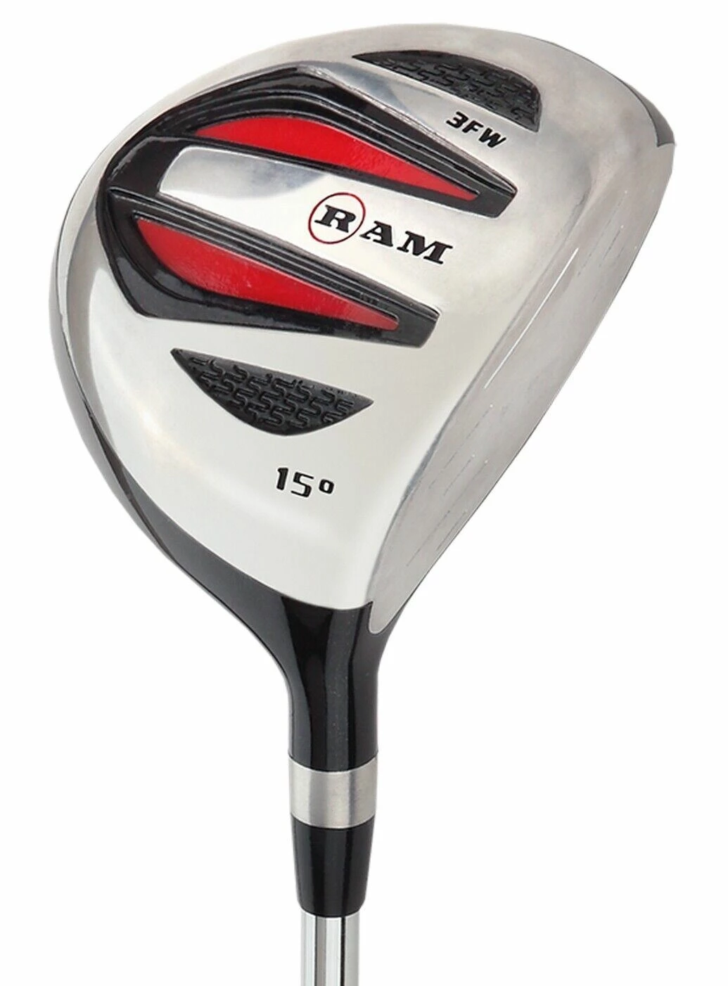 Ram Golf SGS -1" Inch Fairway Wood - Mens Right Hand - Headcover Included- Steel 3 Ram Golf SGS -1" Inch Fairway Wood - Mens Right Hand - Headcover Included- Steel