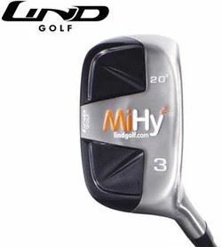 Lind Golf MiHy Square BLACK Left Hand Hybrid Rescue Wood, Graphite Shaft, Regular Flex 3 Lind Golf MiHy Square BLACK Left Hand Hybrid Rescue Wood, Graphite Shaft, Regular Flex