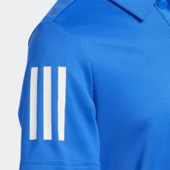 Adidas 3-STRIPES Golf Junior POLO SHIRT Glory Blue 8 Adidas 3-STRIPES Golf Junior POLO SHIRT Glory Blue -Golf Clubs Shop Adidas 3 Stripe Basic Junior Polo Shirt Blue 2