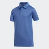 Adidas 3-STRIPES Golf Junior POLO SHIRT Trace Royal -Golf Clubs Shop Adidas 3 stripe Junior Polo