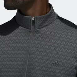 Adidas COLD.RDY QUARTER-ZIP PULLOVER Black -Golf Clubs Shop Adidas COLD.RDY Quarter Zip Pullover Black 1