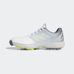 Adidas ZG21 Junior Golf Shoes White / Acid Yellow -Golf Clubs Shop Adidas Junior ZG21 golf shoes 5
