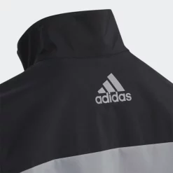 Adidas PROVISIONAL Junior Golf Jacket 10 Adidas PROVISIONAL Junior Golf Jacket -Golf Clubs Shop Adidas Provisional Jacket Black 2