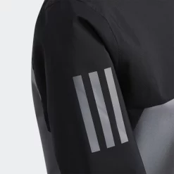 Adidas PROVISIONAL Junior Golf Jacket 9 Adidas PROVISIONAL Junior Golf Jacket -Golf Clubs Shop Adidas Provisional Jacket Black 4
