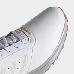 Adidas S2G Spikeless Leather Men’s Golf Shoes 2022 White -Golf Clubs Shop Adidas S2G Spikeless Leather Golf Shoes White 7