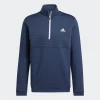 Adidas COLD.RDY QUARTER-ZIP PULLOVER Navy 2 Adidas COLD.RDY QUARTER-ZIP PULLOVER Navy -Golf Clubs Shop Adidas COLD.RDY Quarter Zip Pullover Blue 3