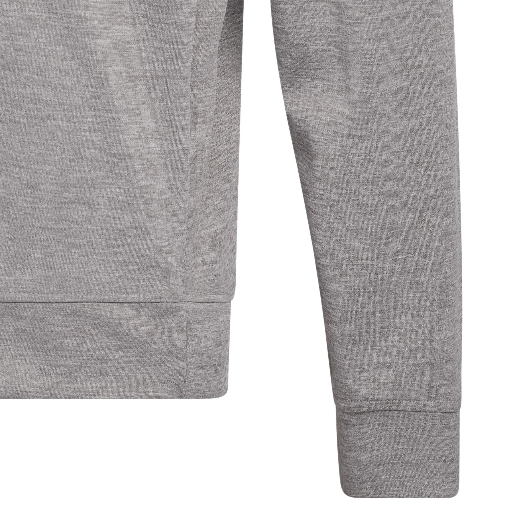 Adidas Junior BOYS’ HEATHER QUARTER-ZIP PULLOVER Grey 6 Adidas Junior BOYS’ HEATHER QUARTER-ZIP PULLOVER Grey - Image 4