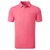 FootJoy Stretch Pique Solid Polo Shirt Watermellon -Golf Clubs Shop FJ Stretch Pique Polo Shirt Watermellon