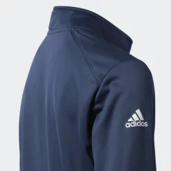 Adidas Junior BOYS’ HEATHER QUARTER-ZIP PULLOVER Blue -Golf Clubs Shop Heather Quarter Zip Sweatshirt Blue 4