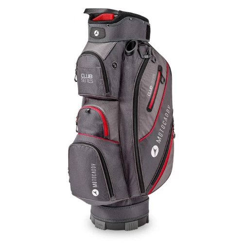 Motocaddy Club Series Golf Cart Bag - Charcoal/Red 3 Motocaddy Club Series Golf Cart Bag - Charcoal/Red