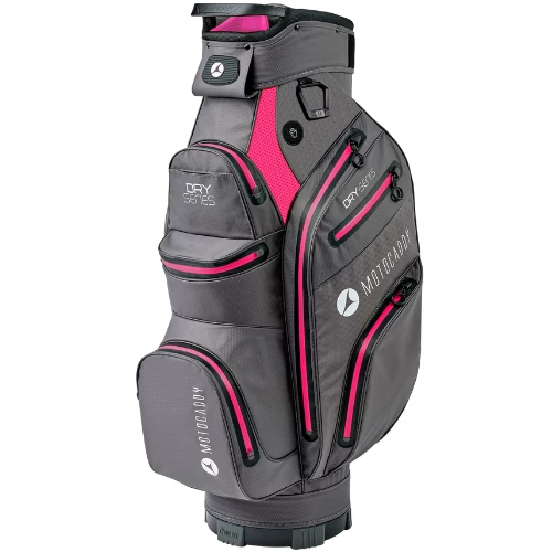 Motocaddy Dry Series Golf Cart Bag - Charcoal/Fuschia 3 Motocaddy Dry Series Golf Cart Bag - Charcoal/Fuschia