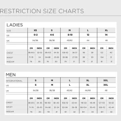 Zero Restriction Ladies Olivia Hooded Waterproof Jacket Storm/White -Golf Clubs Shop ZR Size Chart 8