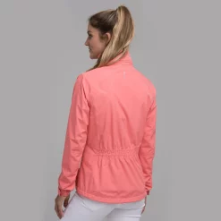 Zero Restriction Ladies Olivia Hooded Waterproof Jacket Calypso 8 Zero Restriction Ladies Olivia Hooded Waterproof Jacket Calypso -Golf Clubs Shop Zero Restriction Olivia Calypso Waterproof Jacket 2