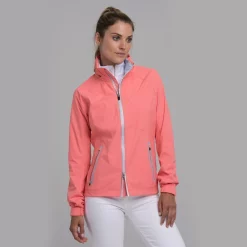 Zero Restriction Ladies Olivia Hooded Waterproof Jacket Calypso