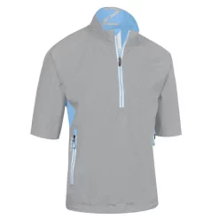 Zero Restriction POWER TORQUE 1/4 ZIP SHORT SLEEVE Waterproof Silver